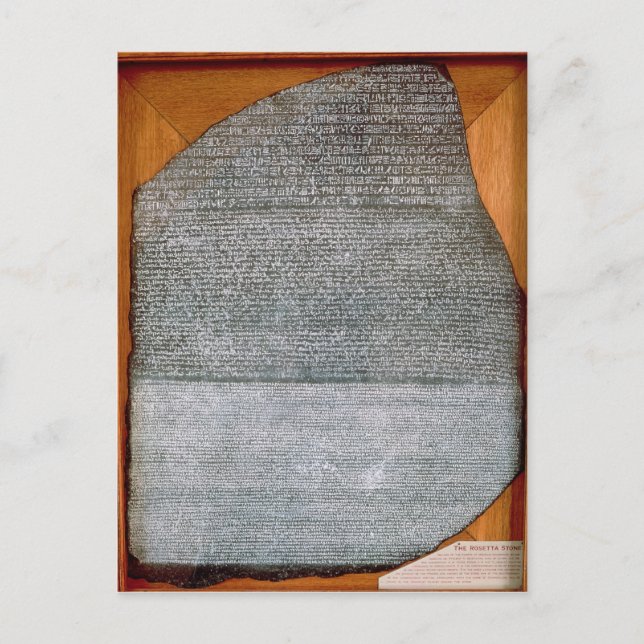 Carte Postale La pierre de Rosetta, de St Julien de fort, (Devant)