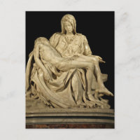 Carte postale La Pieta de Michelangelo