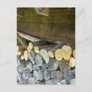 Carte Postale La Pile De Bois