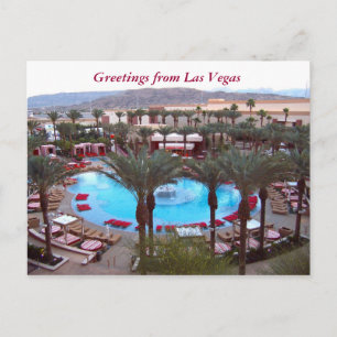 Carte Postale La piscine du Las Vegas Casino Resort