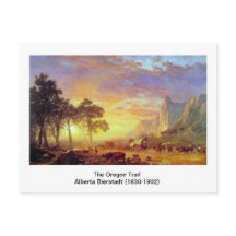 La piste de l'Oregon, Albert Bierstadt