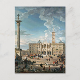 Carte Postale La place Père Noël Maria Maggiore, 1752
