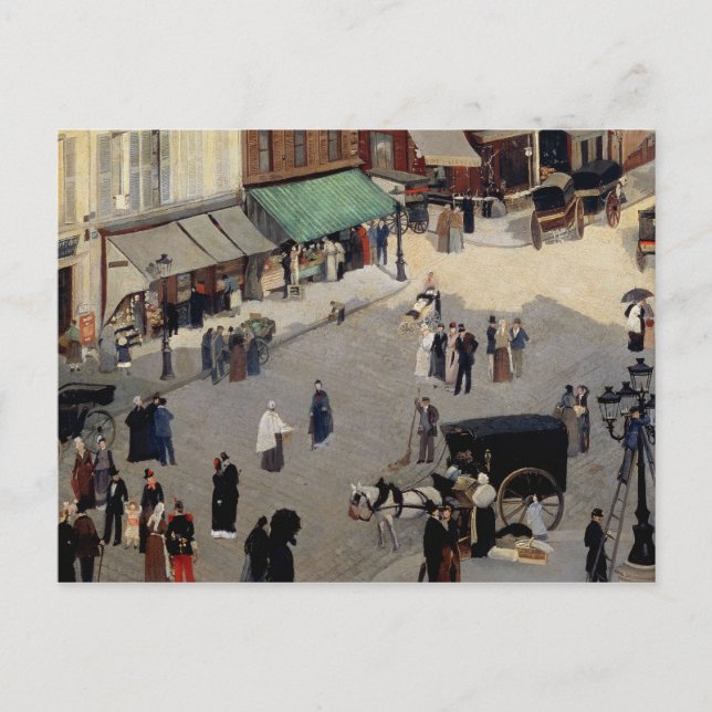 Carte Postale La Place Pigalle, Paris, années 1880 (Devant)