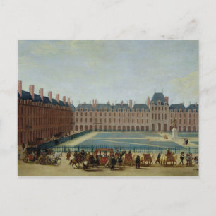 Carte Postale La Place Royale avec le Royal Carriage, c.1655