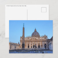 La place Saint-Pierre à Vatican - Rome, Italie