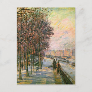 Carte Postale La Place Valhubert par Armand Guillaumin