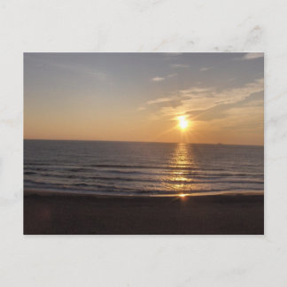 Carte Postale La plage au coucher du soleil