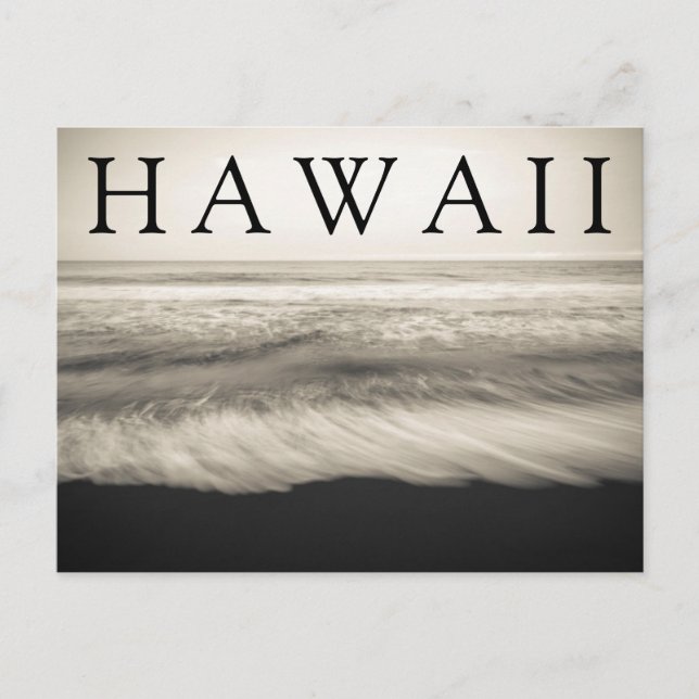 Carte Postale La plage de Big Island Hawaï (Devant)
