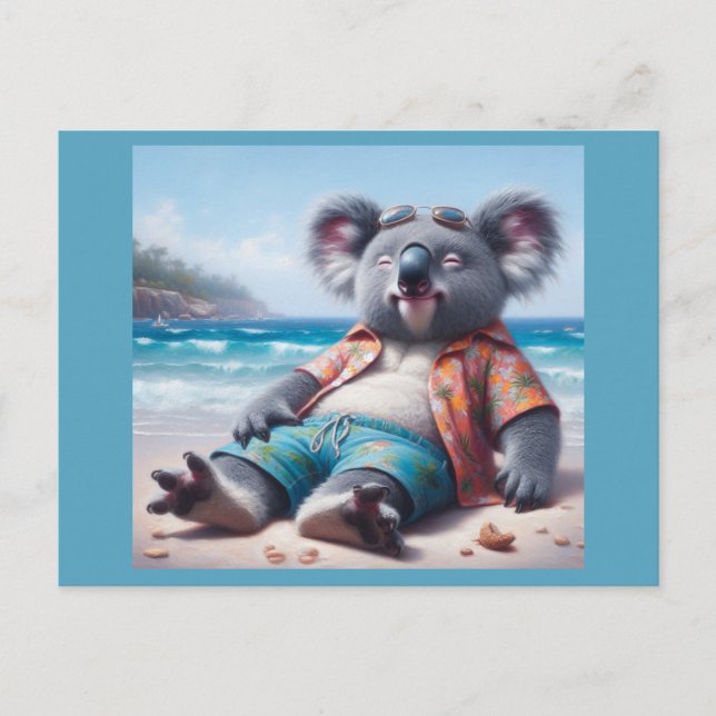 Carte Postale La plage de Koala (Devant)