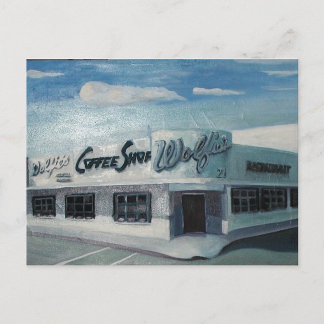 Carte Postale La plage de Miami de Wolfie (Devant)