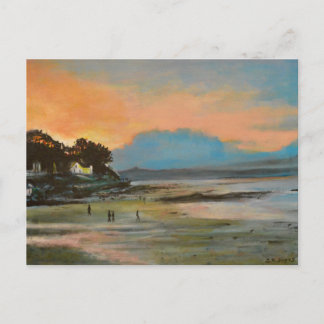 Carte Postale La plage de Nairn au coucher du soleil