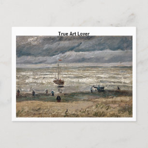 Carte Postale La plage de Scheveningen de Vincent van Gogh