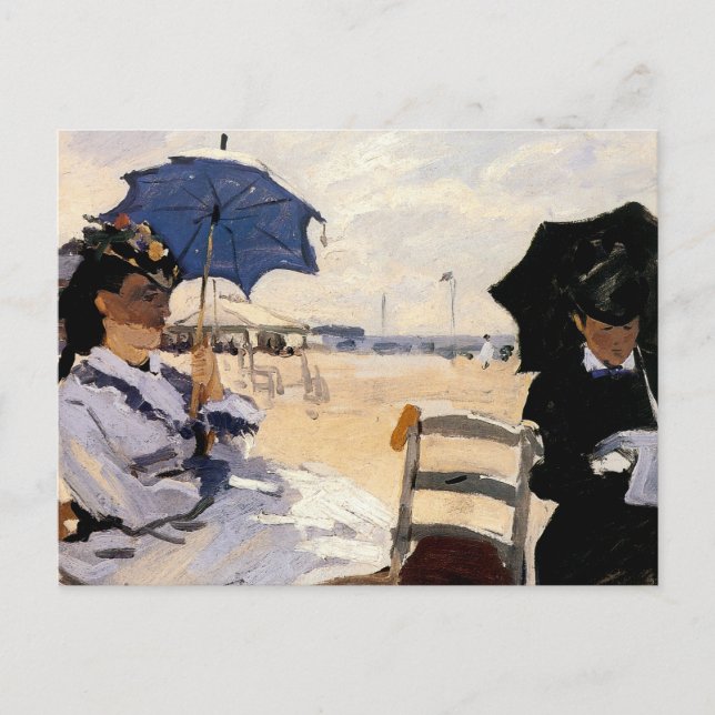 Carte Postale La plage de Trouville (Devant)