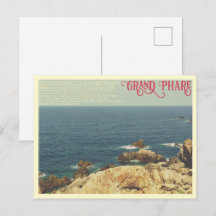 La plage du Grand Phare Jijel, Algérie