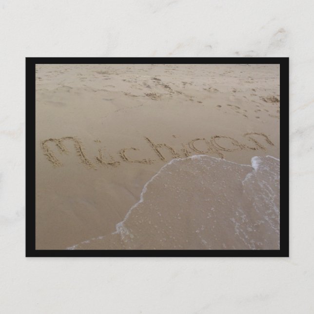 Carte Postale La plage du Michigan (Devant)