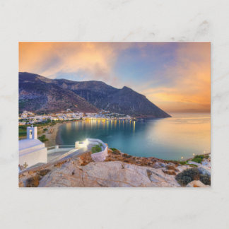 Carte Postale La plage Kamares de Sifnos de Agia Marina