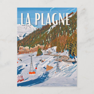 Carte Postale La Plagne Station de ski