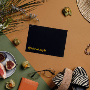 Carte Postale La plaisanterie amusante de Africa at Night