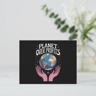 Carte Postale La planète avant les profits Le changement climati
