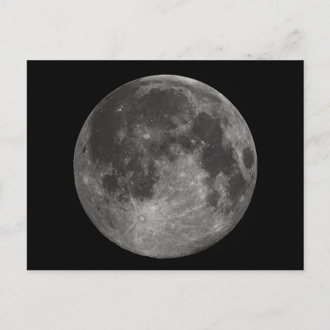 Carte Postale La Pleine lune de la Terre (Devant)