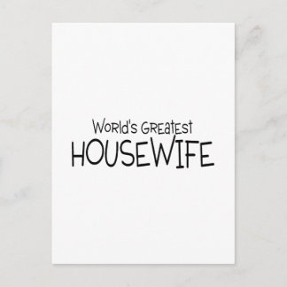 Carte Postale La plus grande femme au foyer du monde