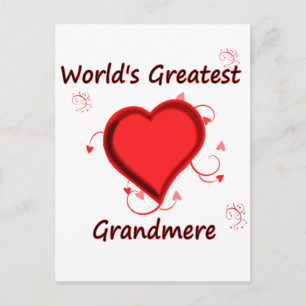 Carte Postale La plus grande grand-mère du monde