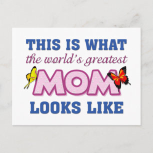 Carte Postale La plus grande maman du monde