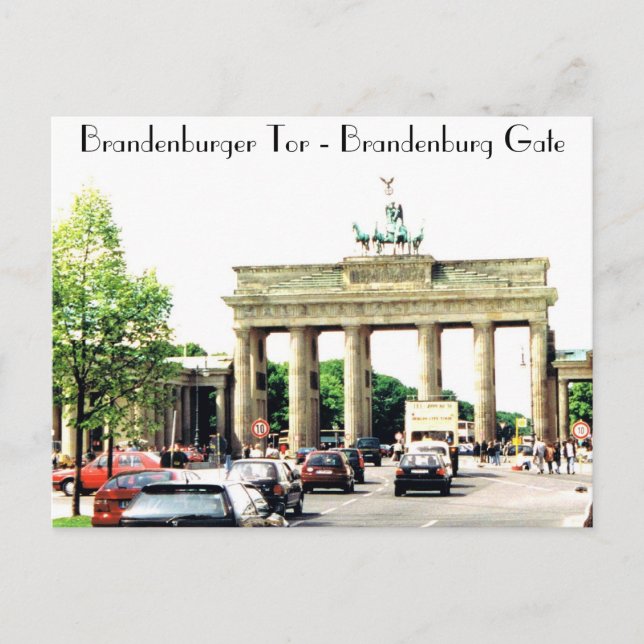 Carte Postale La porte de Brandebourg (Devant)