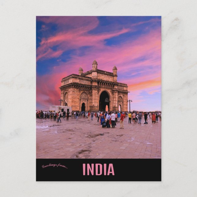 Carte Postale La Porte de l'Inde (Devant)