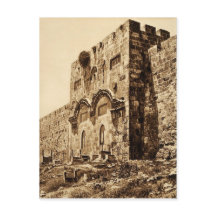 La porte d'or à Jérusalem