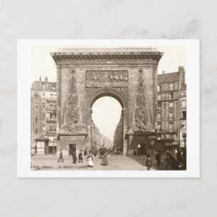 Carte Postale La Porte St. Denis, Paris, France Vintage