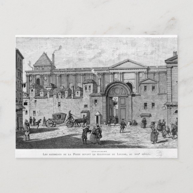 Carte Postale La Poste de Paris (Devant)