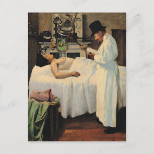 Carte Postale La première tentative de traitement du cancer avec