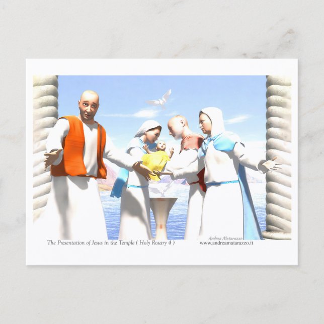 Carte Postale La Présentation de Jésus au Temple (Devant)