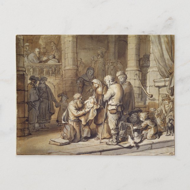 Carte Postale La présentation du Christ dans le Temple (Devant)