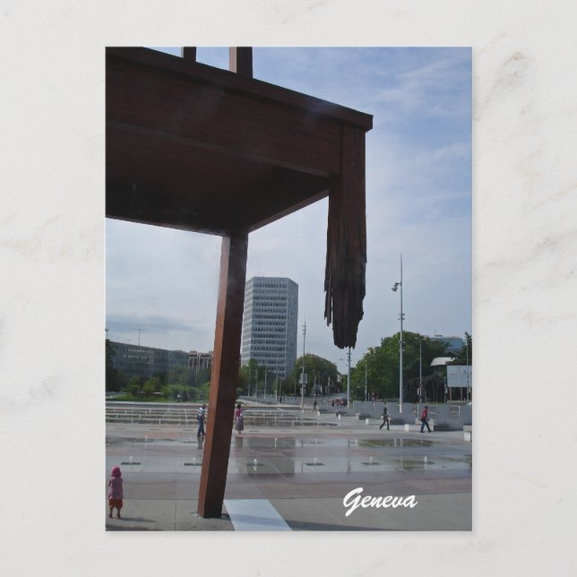 Carte Postale La présidence brisée à Genève (Devant)