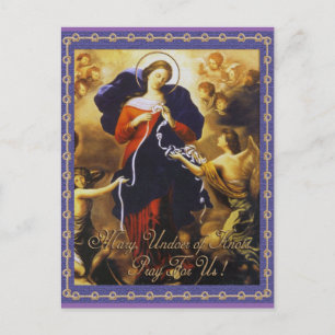 Carte Postale La prière du pape François à Notre Dame Untier des