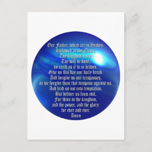 Carte Postale La prière du Seigneur