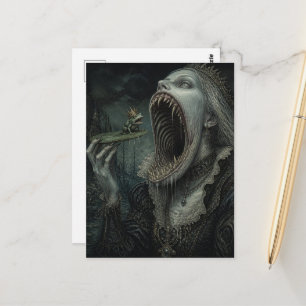 Carte Postale La Princesse a Mangé le Crapaud Dark Fantasy