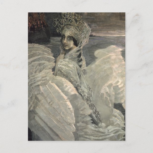 Carte Postale La princesse de cygne, 1900 (Devant)