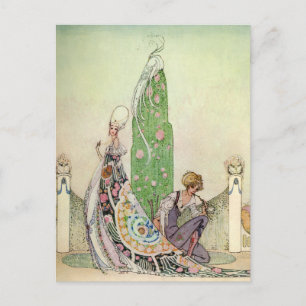 Carte Postale La princesse de Kay Nielsen et le jardinier