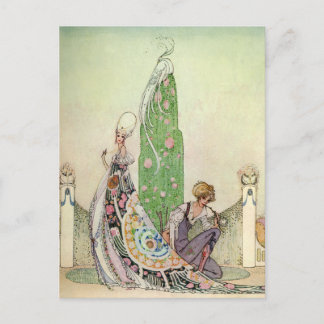 Carte Postale La princesse de Kay Nielsen et le jardinier