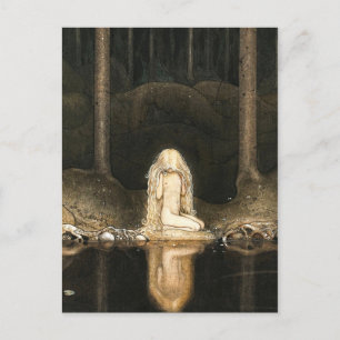 Carte Postale La princesse Tuvstarr contemple sa réflexion
