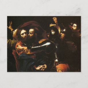 Carte postale La Prise de Christ de Caravage