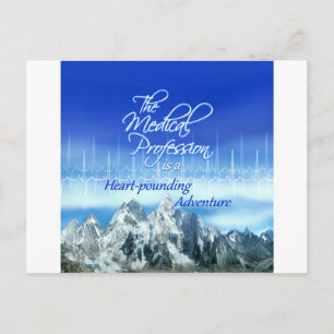 Carte Postale La profession Médicale est une aventure_Heartbeat