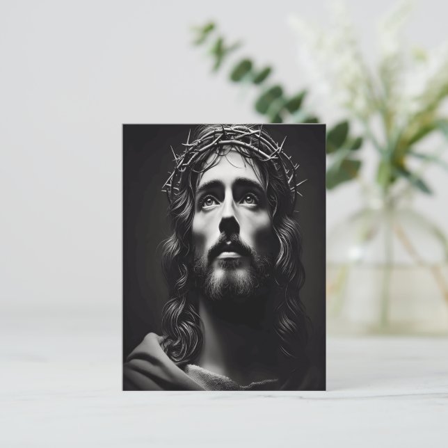 Carte Postale La profonde réflexion céleste du Rédempteur (Debout devant)