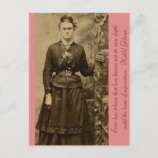 Carte Postale La profondeur de l'amour dans l'heure de la sépara