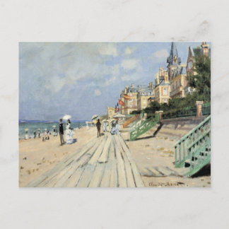 Carte Postale La promenade à Trouville par Claude Monet