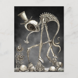 Carte Postale La promenade avec arrière - plan