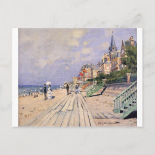 Carte Postale La promenade de Trouville Claude Monet